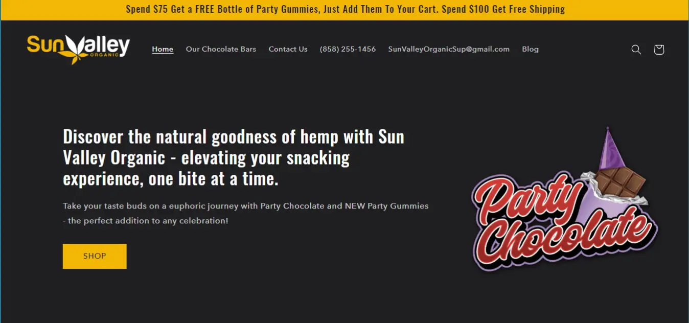 party chocolate