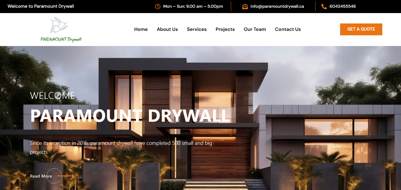 paramount dry wall